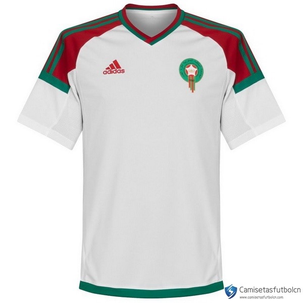 Camiseta Seleccion Marruecos Segunda equipo 2018 Blanco